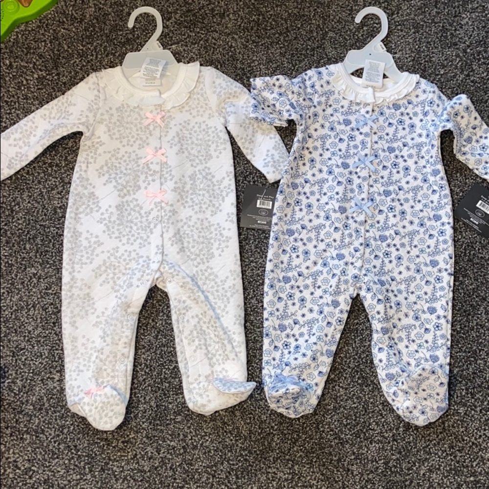 Lauren Ashley Baby button you outfits